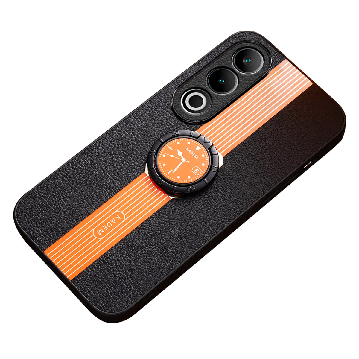 KADEM For OnePlus Ace 3V 5G Case Leather+Acrylic+TPU Phone Cover Support Magnetic Car Holder KADEM For OnePlus Ace 3V 5G Case Leather+Acrylic+TPU Phone Cover Support Magnetic Car Holder